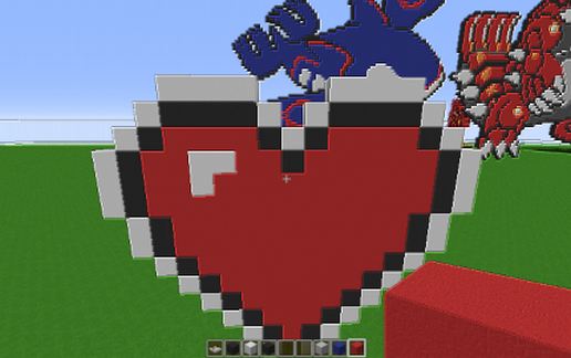 Pixel Heart schematic - building