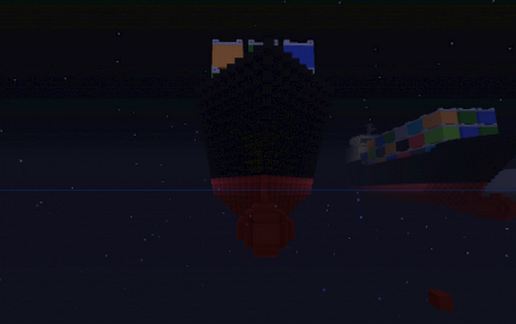 Large Cargo Ship schematic - building