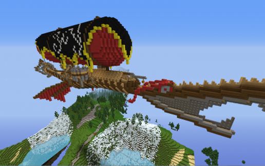 AIRSHIP "THE RISING STORM" schematic - building
