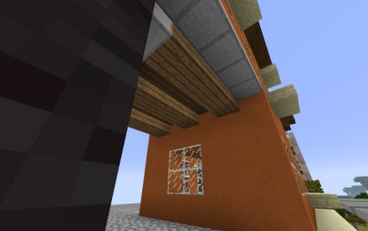 Old time apartment building