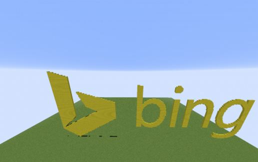Bing Logo schematic - building