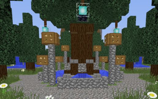 Small Medieval Village  (Server spawn?) schematic - building