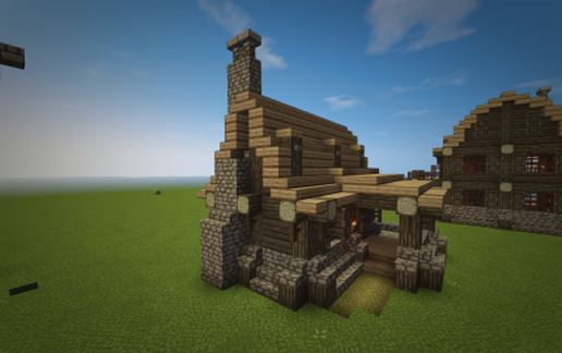 Small Medieval House schematic - building