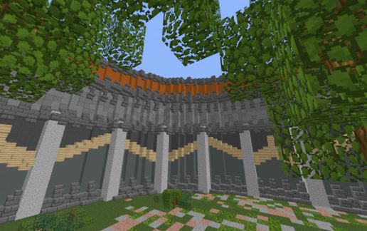 1v1 PvP Arena schematic - building