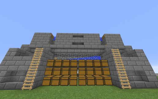 Automatic Cobblestone Generator schematic - building