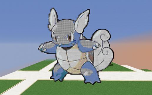 Carabaffe Pixel Art schematic - building