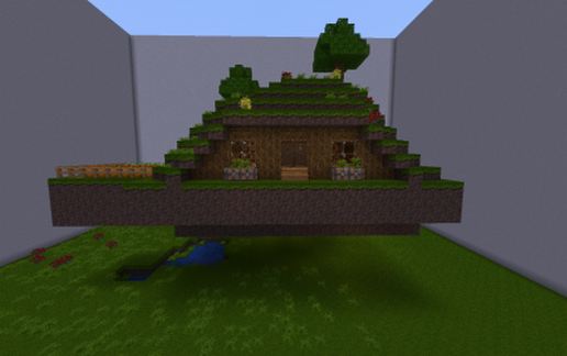 Hobbit House w/ secret room schematic - building