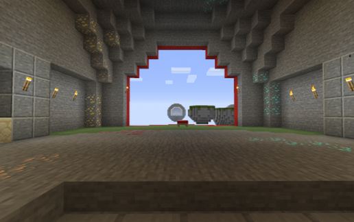 Bedwars Map CaveBall schematic - building