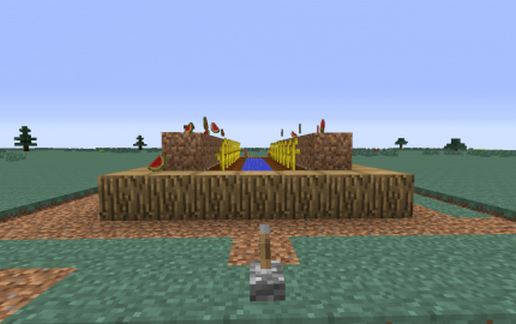 Automatic Pumpkin/Melon Farm schematic - building