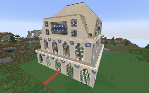 Spawn und Temple schematic - building