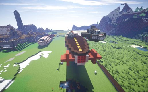 War Airship - Silver Empire Raider