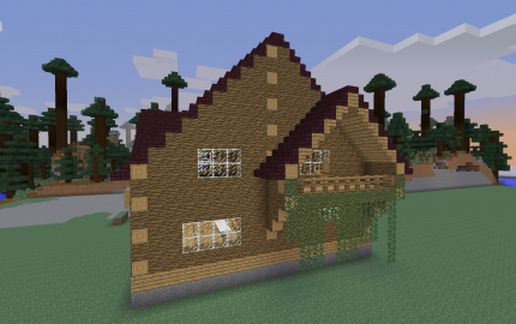 Сountry house schematic - building