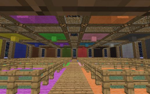 Color Coded Sheep Farm schematic - building