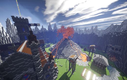 THE VOLCAN PVP - PVP/DM/KITPVP schematic - building