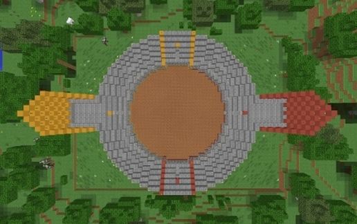 Vanilla Spleef Arena schematic - building