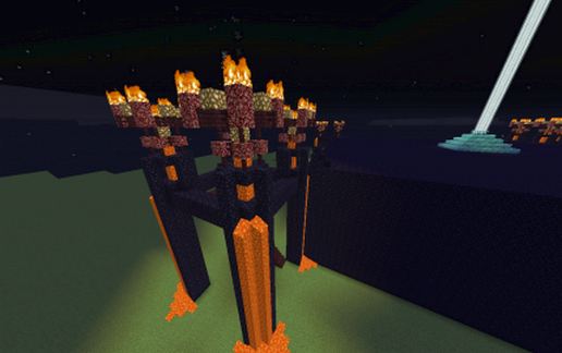 nether maze schematic - building