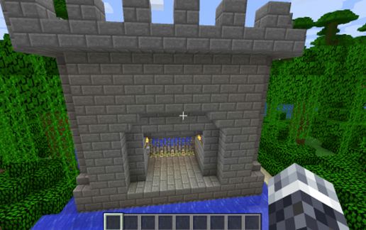 Castle Gate (Drawbridge) Model n-1.15 schematic - building