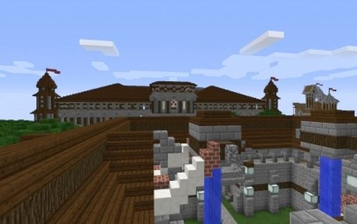 Large Survival spawn (updated) schematic - building