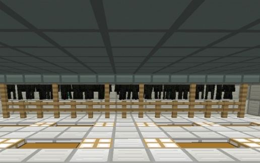 Enderman XP Farm schematic - building
