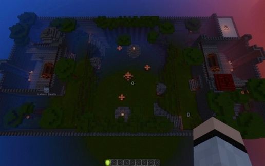 Warsong Gulch Inspired Arena schematic - building