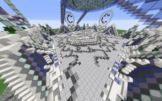 creative server spawn schematic - building