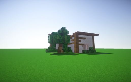 Modern house #2 (unfurnished) by Cyriiil schematic - building