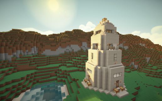 Sandstone Watchtower schematic - building