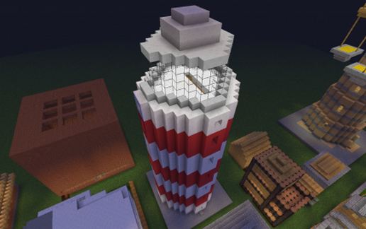 small lighthouse schematic - building