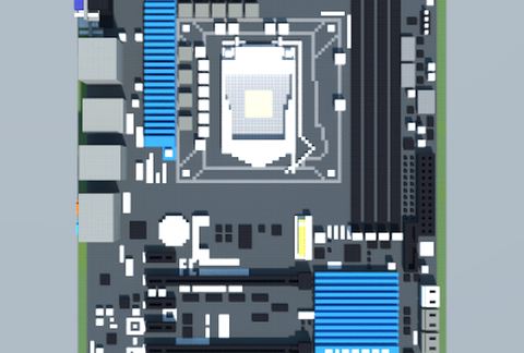 Intel Z77X-D3H (rev. 1.0) (Gigabyte) schematic - building