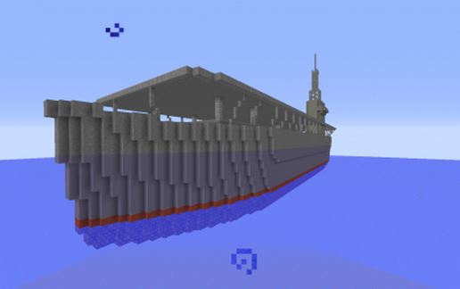 Simply aircraft carrier schematic - building