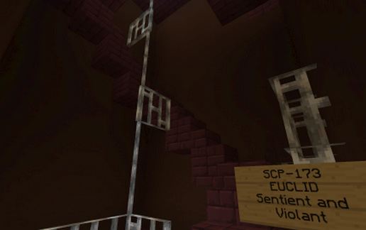 SCP Cell SCP-173 schematic - building