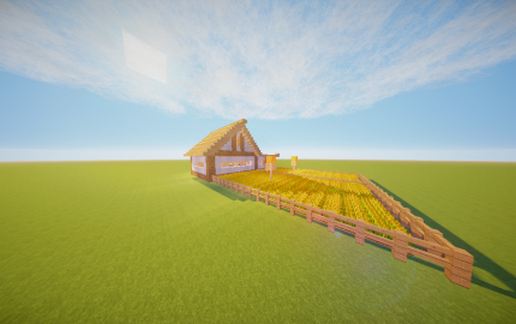 Beautiful Medieval Farm schematic - building
