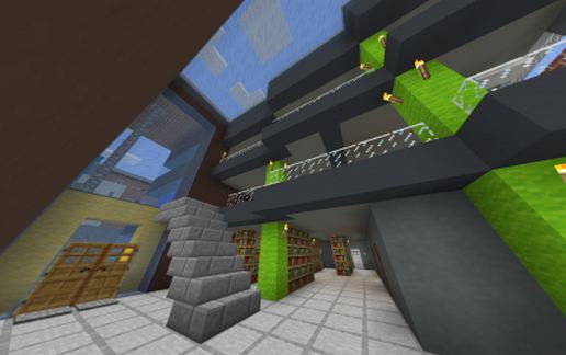 OC project 3 story modern main building schematic - building