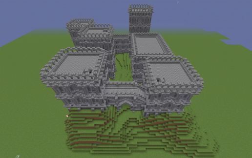 Medieval Town Collection 1 Castle schematic - building