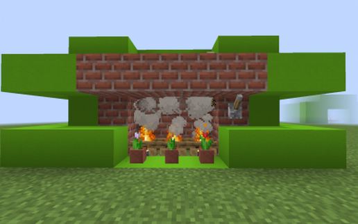 Mechanical fireplace schematic - building
