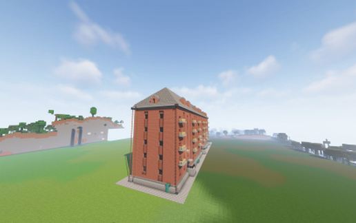 Communist Apartment Building schematic - building