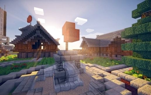 Rustic Small town schematic - building