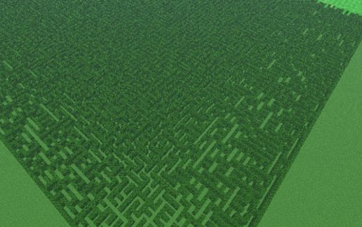Mega 200x200 Hedge Maze schematic - building