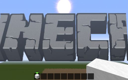 Minecraft Logo schematic - building