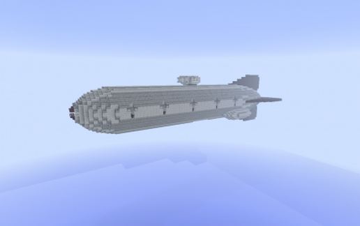 Royal Navy Battleship Airship for Movecraft