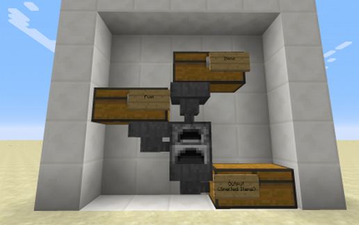 Simple Automatic Furnace schematic - building