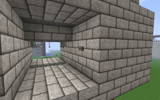 Castle Portcullis  Redstone door schematic - building