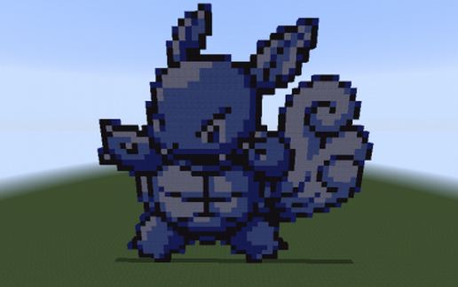 Wartortle Spirte schematic - building