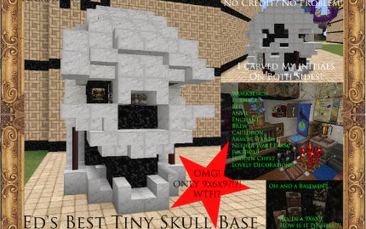 Best Tiny Skull Base schematic - building