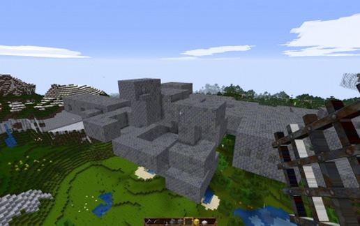 Ender Stronghold schematic - building
