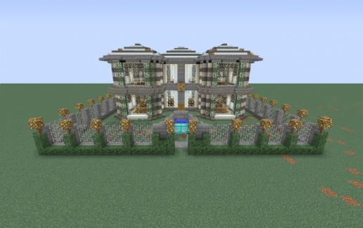 Fancy 2 Floor House schematic - building