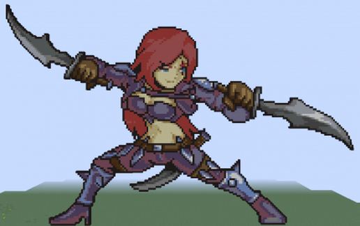 Katarina (League of Legends) schematic - building