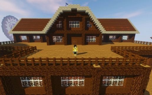 4 story wooden house