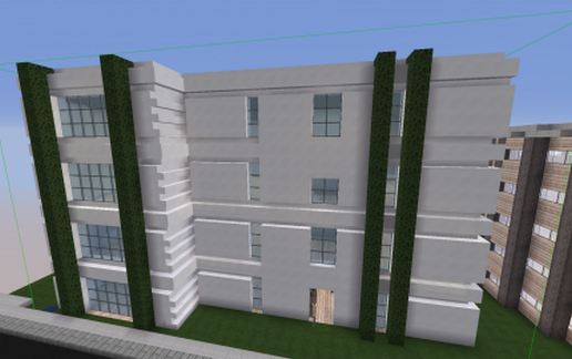 modern building 4 schematic - building