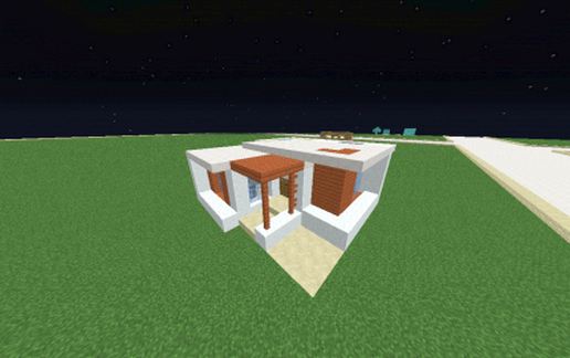 Small Modern House schematic - building